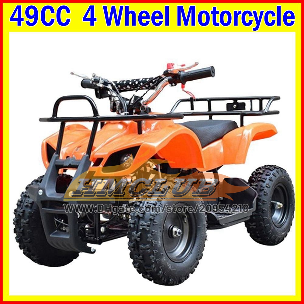Kids Adult ATV UTV MOTO ATV Four Wheel Motorcycle 49CC 50 CC 2Stroke MOTO Minitype Microcode Force Power ATVS OFF-road Gasoline Racing Motorbike For C