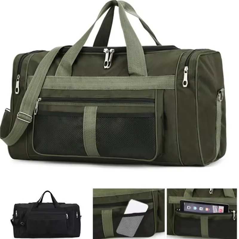 Nylon Travel Duffel Bag Large acity Handbag Portab Outdoor Gym Luggage Bag Multifunctional Waterproof Sports Fitn BagsXJ241106