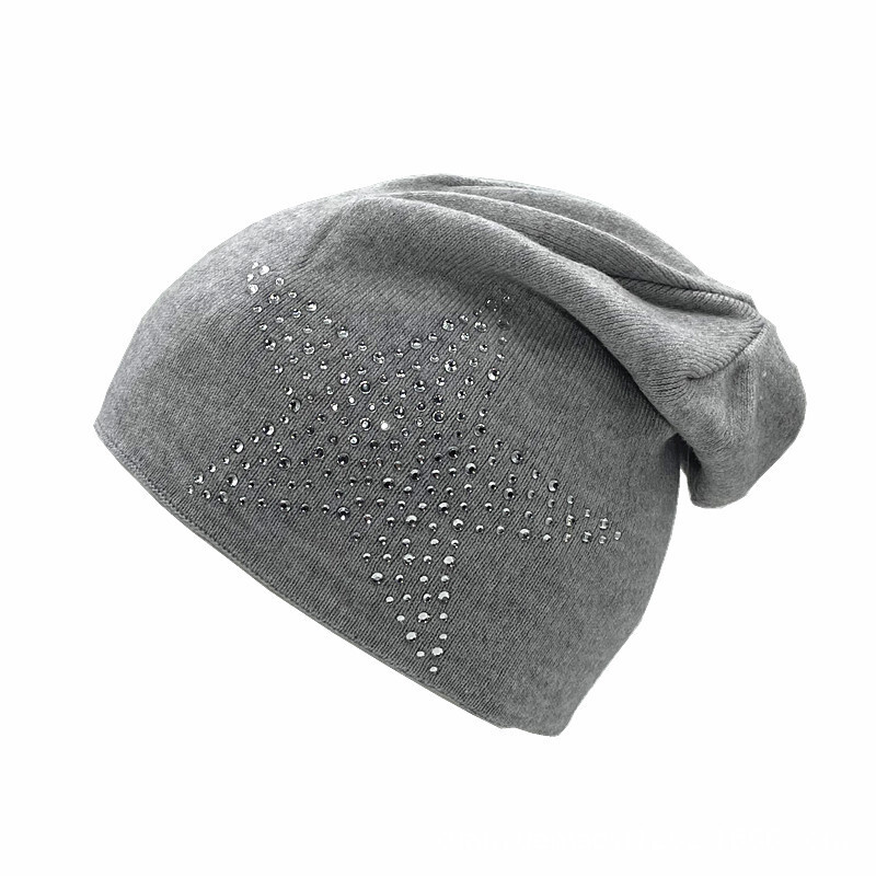 High quality design, Autumn Winter Women's with Head Cold resistant and Warm Knitted Hat, Double layered Breathable Hat