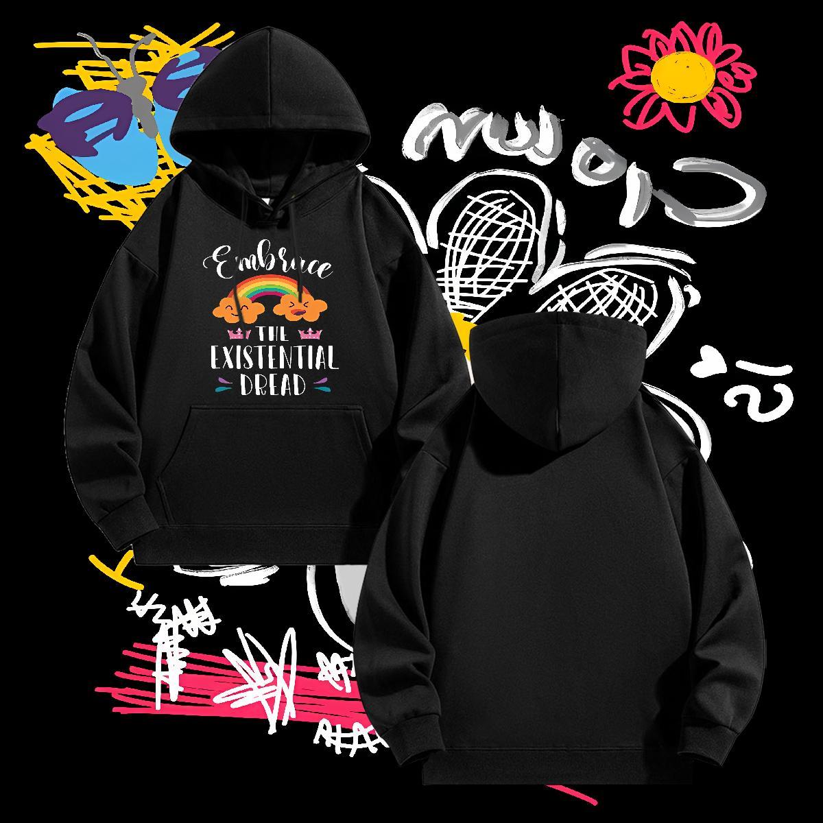 Designer Fashion Unisex Sweatshirts Breathable Soft High Quality Hoodie for Man Woman Cartoon Print Hoody Autumn Winter Cotton 350g