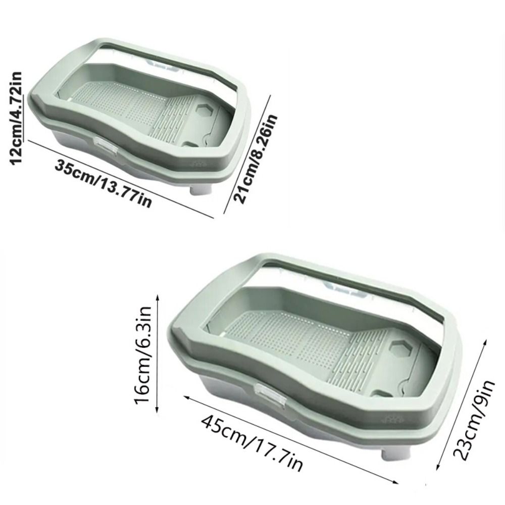 Turtle Habitat Turtles Tank Aquarium Reptile Habitat for Pet Turtle Hatching Hermit Crab Resting Small Amphibious Creatures