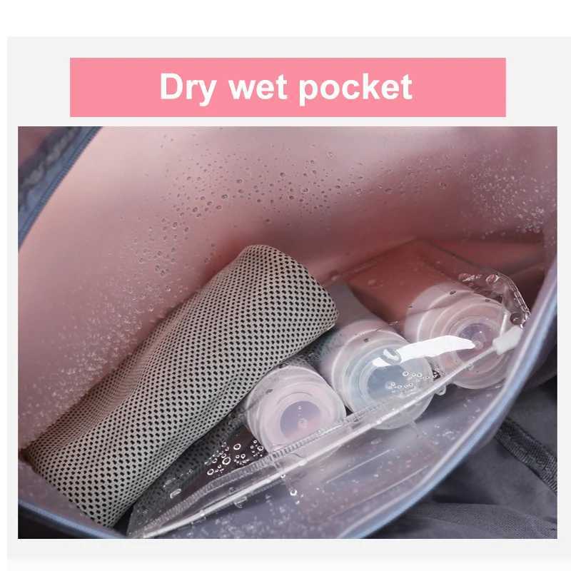 Travel Gym Bag Dry Wet Women Yoga Sports Handbags Fitn Training Shoulder Crossbody Bags Shoes Storage Pocket Luggage HandbagXJ241106