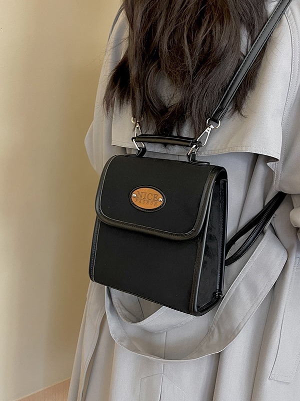 College Style Shoulder For Bags Handbags Women Velvet Backpack Versatile Hand-held Crossbody Bag Designer