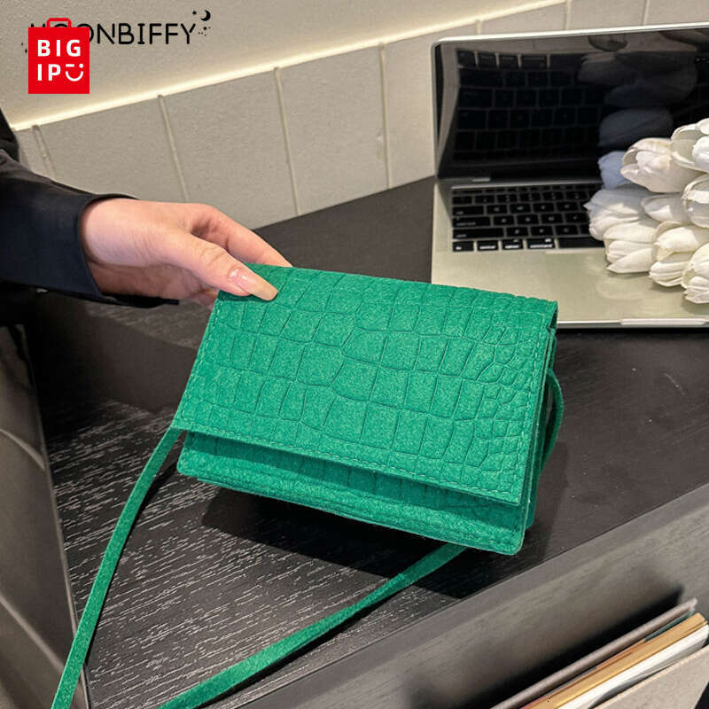 Designer Bag 2024 Fashion Women Bags Designer Luxury Square Felt Crossbody Bags Female Totes Shoulder Handbags For Women Messenger Bag