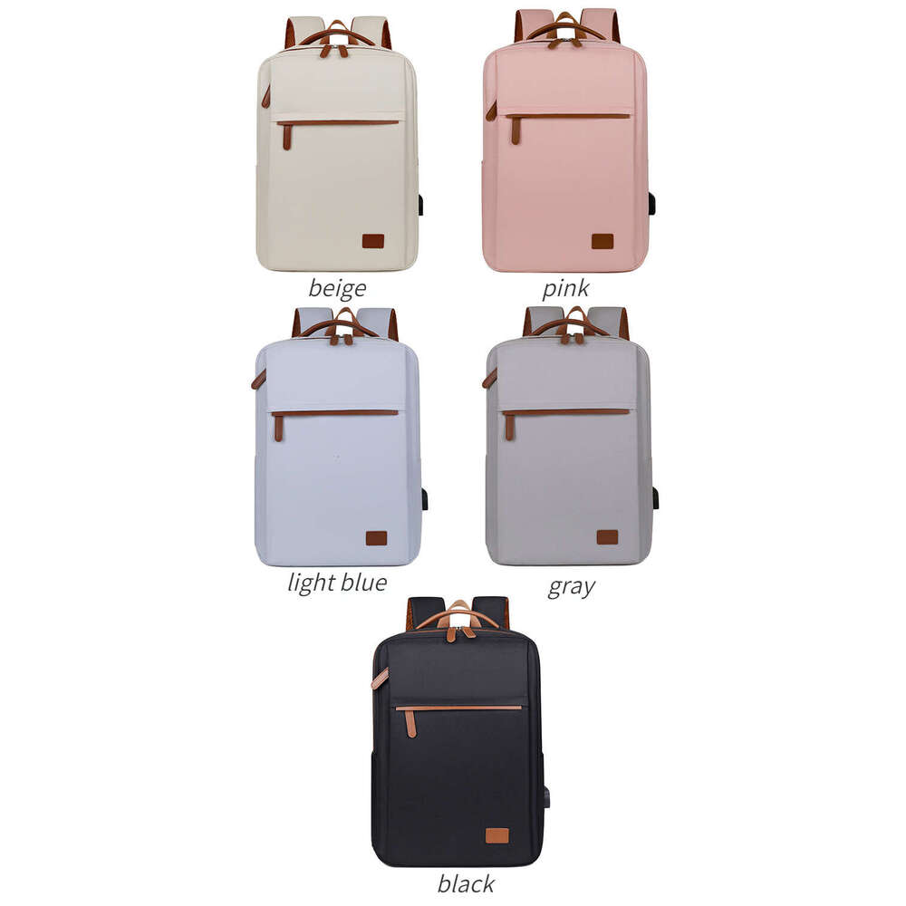 New Outdoor Simple Travel Backpack USB Charging School Bag