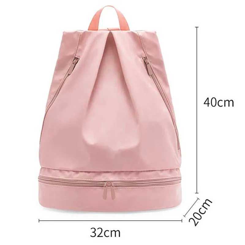 Wet Dry Separation Fitn Bag Swimming Bag Waterproof Travel Sport Bag Basketball Soccer Pouch Hiking Climbing packXJ241106