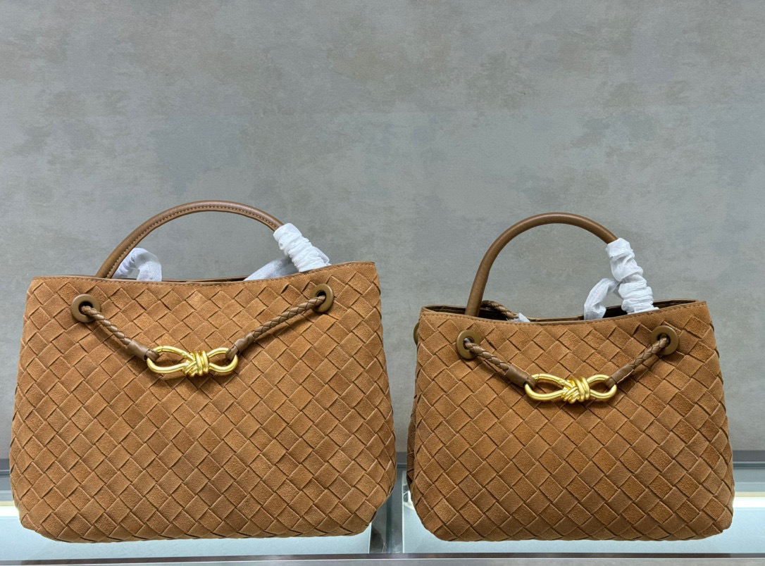 Knitted Bag Hop Luxury Design Casual Women Large Totes Woven Suede Bags 25cm & 32cm gift