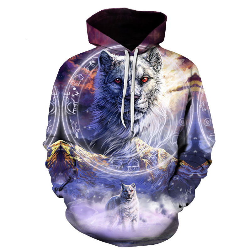 Printed Hooded Couple Hoodie Fashionable Autumn Outfit Drop Shoulder Hoodies Graphic Hoodies