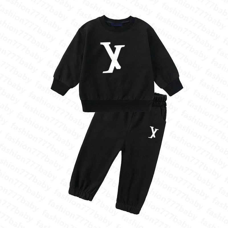 Clothing fashion hoodies Sets BABY boys girls Autumn kids Designer printing cotton Sweater coat pants Suit Cuhk children's sports sui