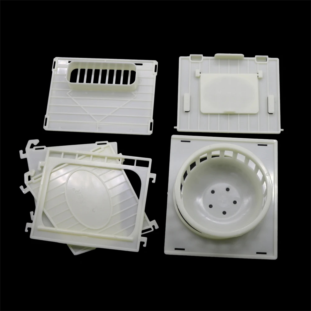 Bird Cage Bird House Parrot Cage White High Quality Plastic Pet Bird's Nest Removable Parrot Pet Accessories Animal Feeding 1Pc