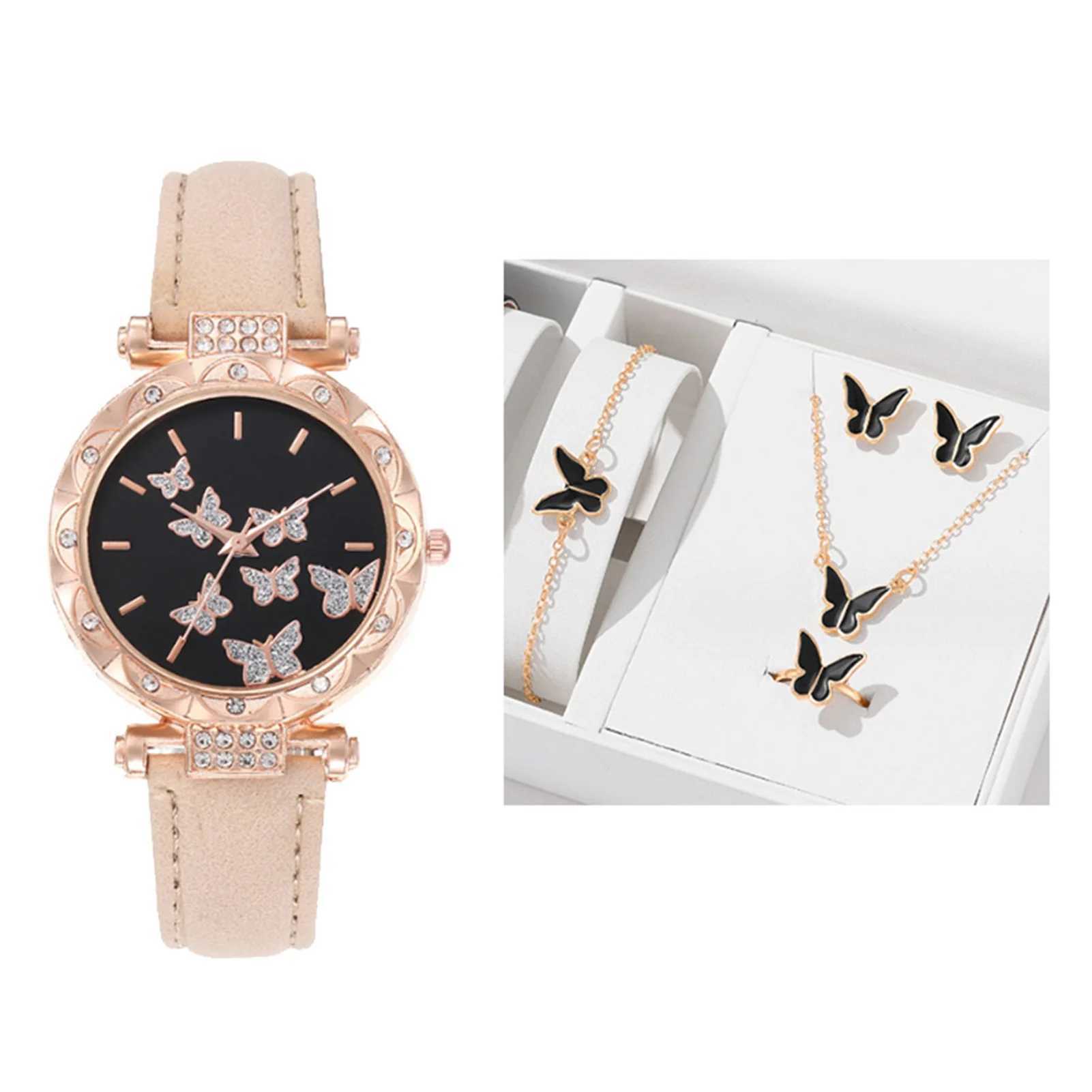 Warm luxury watch set shaped jewelry and watch gifts for business meetings and dates X241106