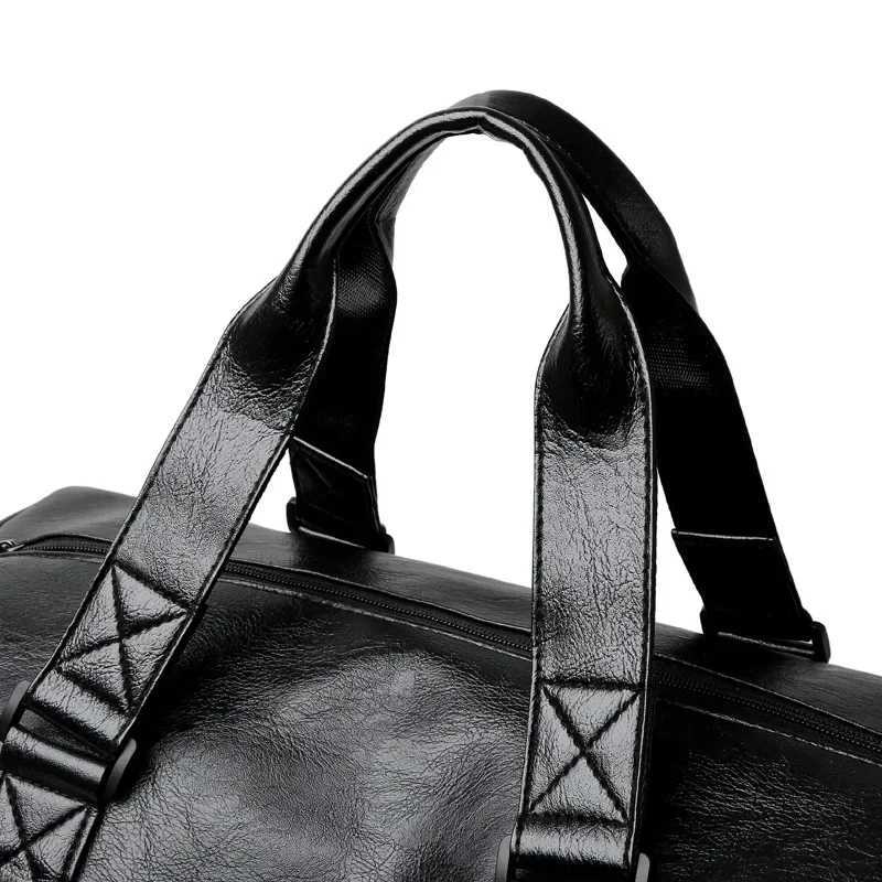 Gym Bag ather Sports Bags Dry Wet Bags Men Training for Shoes Fitn Yoga Travel Luggage Shoulder Sac De Sport BagXJ241106