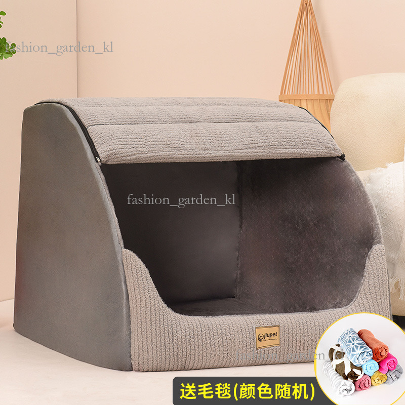 Dog House, Winter Warmth, Medium To Large Dog Fur, Removable And Washable, Dog Bed Enclosed Dog House, Dog Bed, Dog Villa, Cat House, Pet Nest 373