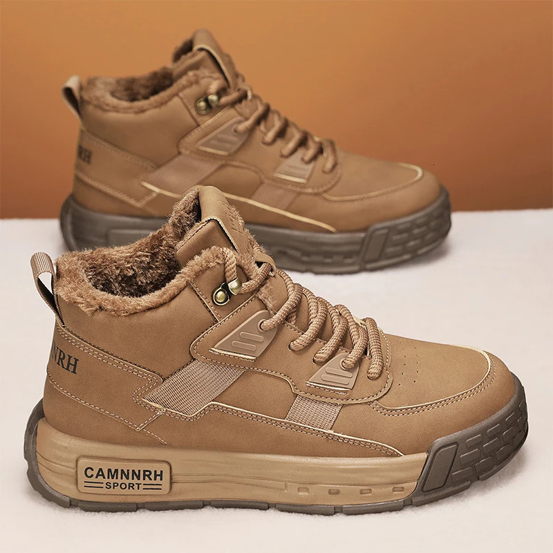 2025 New Men's Winter Men's Sports Shoes With Cotton Wear Resistant Outdoor Boots Soft, Comfortable, Warm And Comfortable Le Fu Shoes New Ed