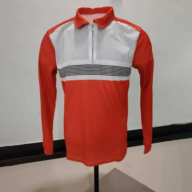 Spring and Autumn Mens New Long Sve Zipper Shirt Mens Business Casual Collar Shirt Top 100% Polyester W241106