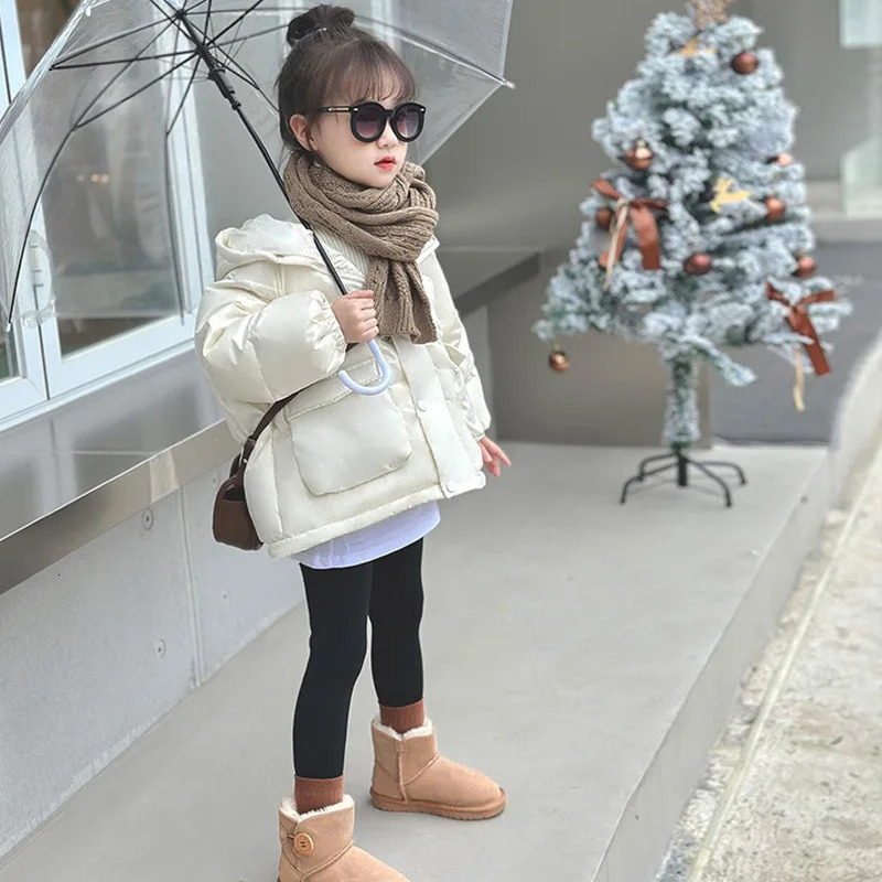 Winter childrens down cotton jacket girls thick windproof coat childrens park childrens baby coat childrens clothing XMP327 241106