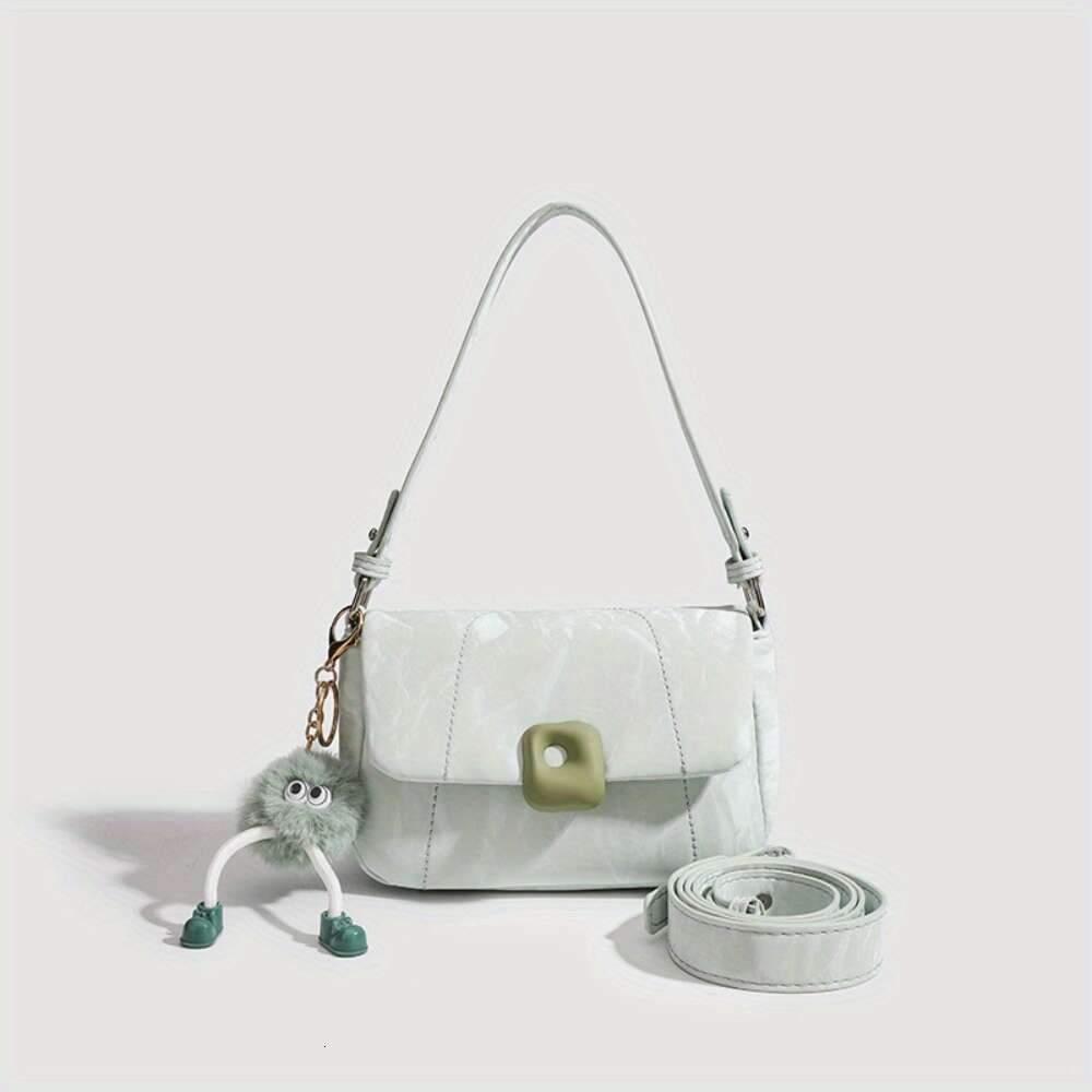 Designer Bag New Mint Mambo Green Muppet Square Bag High Value Shoulder Underarm Bag Commuter Crossbody Bag Bag Female