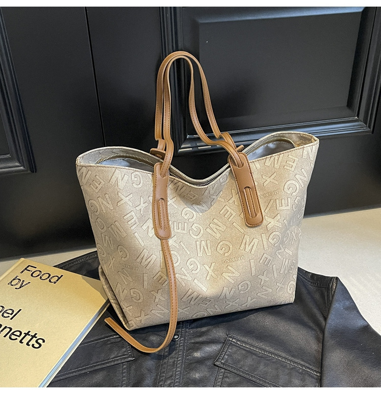 New designer fashion large capacity letter fashion network celebrity fashion women's handbag autumn single shoulder multifunctional high-end wome