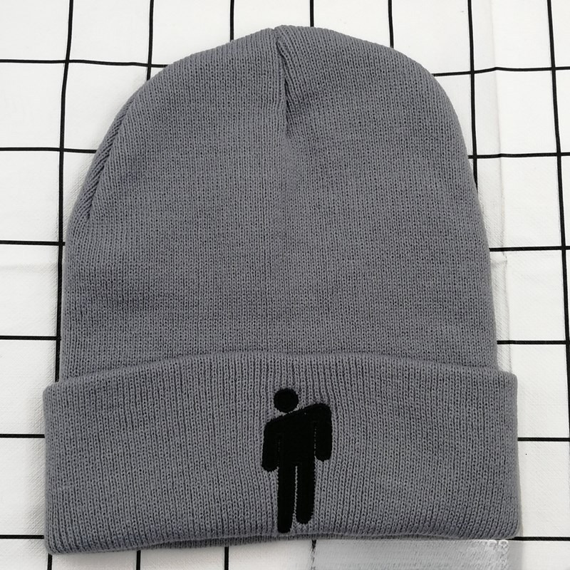 High quality design,men's women's autumn and winter double-layer embroidered figurines, candy colored knitted hats, pile hats