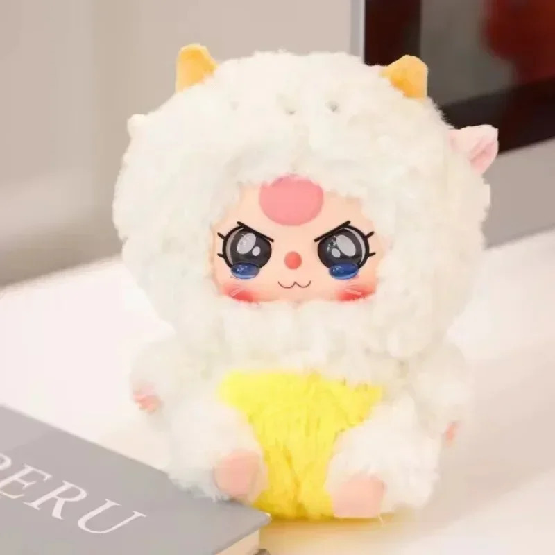 Baby Three Chinese Zodiac Series Blind Box Toys Figure Mystery Vinyl Cute Doll Desktop Accessories Kids Girl Xmas Gifts 241106