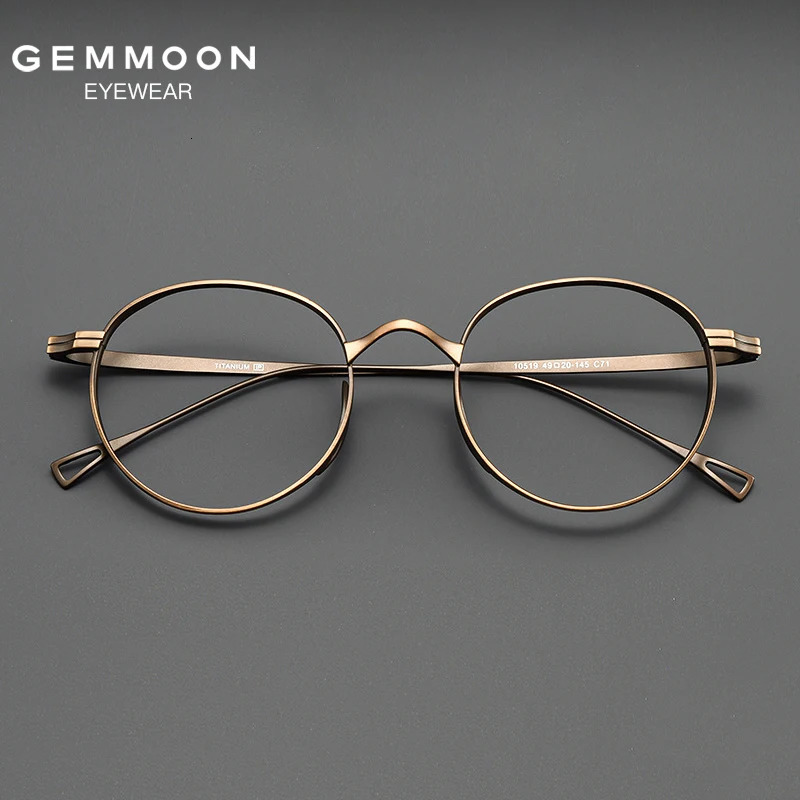 Japanese Handmade High-end Ultra-light Pure Frame Retro Fashion Glasses Can be Customized Myopia Anti-ultraviolet 241105