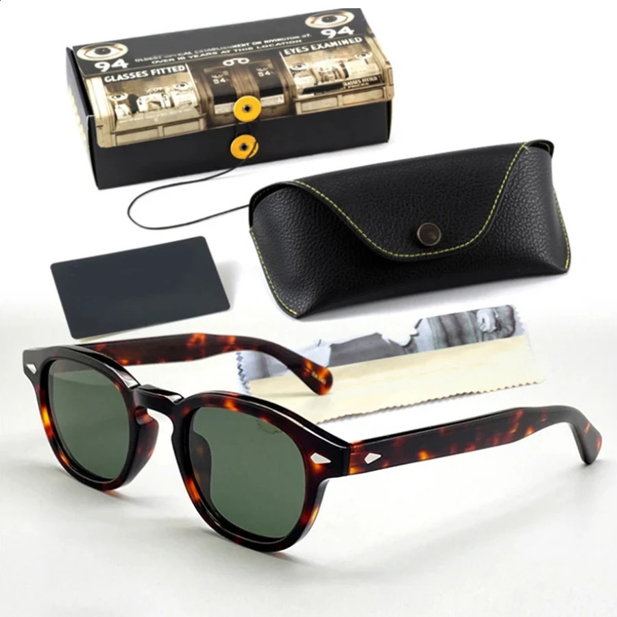 Mens sunglasses and womens Johnny Depp polarized sunglasses with acetate frame retro driver shadow 241105