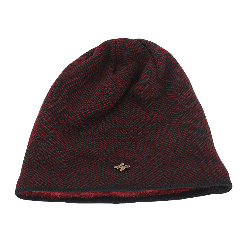 High quality design, men and women Knitted hat with thermal cold sleeve cap, neutral plush elastic cap
