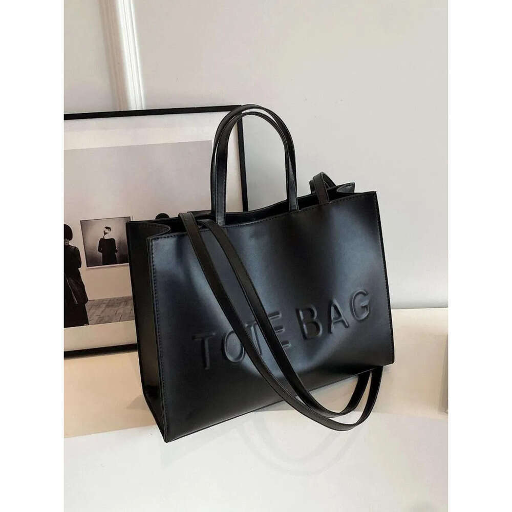 Shoulder Bags Large Capacity Fashionable With Letter Print Fashion Solid Color Simple Crossbody Women Casual Handbag 77Df E09d
