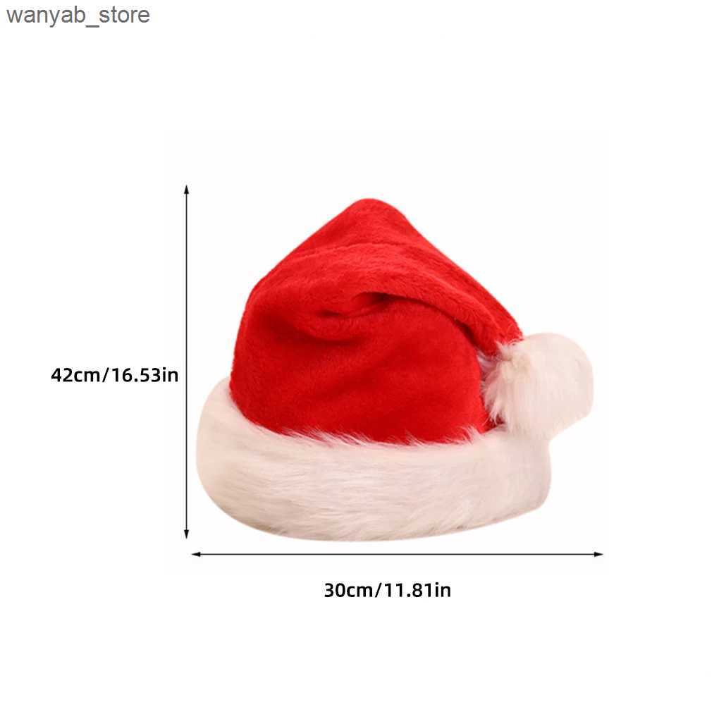 Wide Brim Hats Bucket Hats Christmas Hat Santa Claus Caps Xmas Hats Exquisite Headwear Headdress L240910 L240910