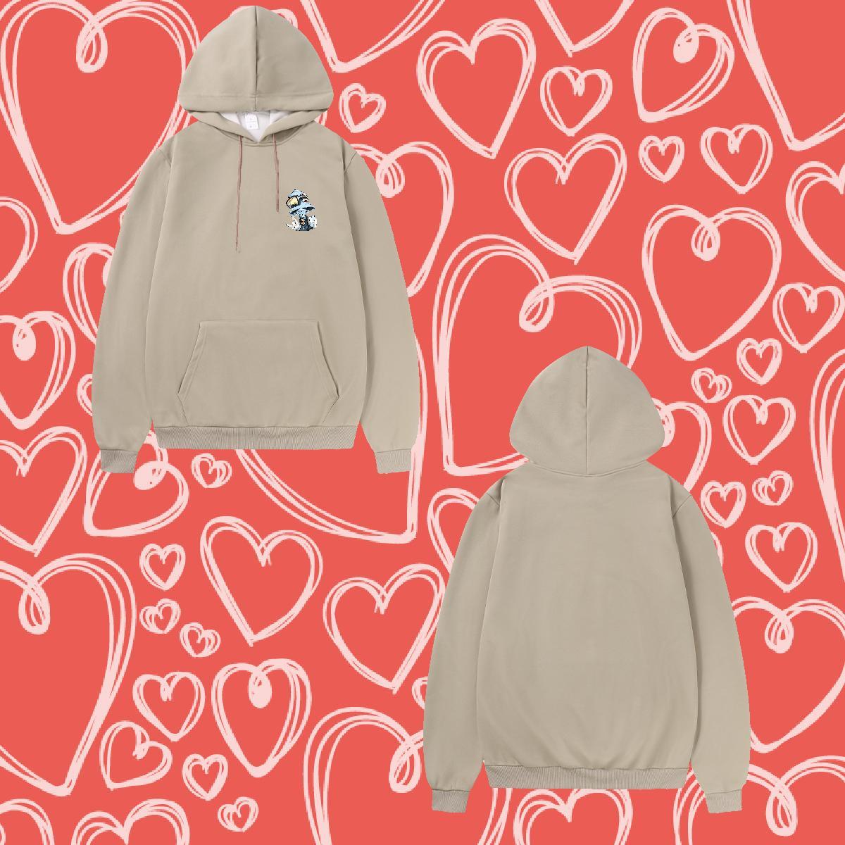 Wholesale Hoodie Women Anime Print Popular Couples Hoodie Wear Cotton 350g Long Sleeve Soft Hip Hop