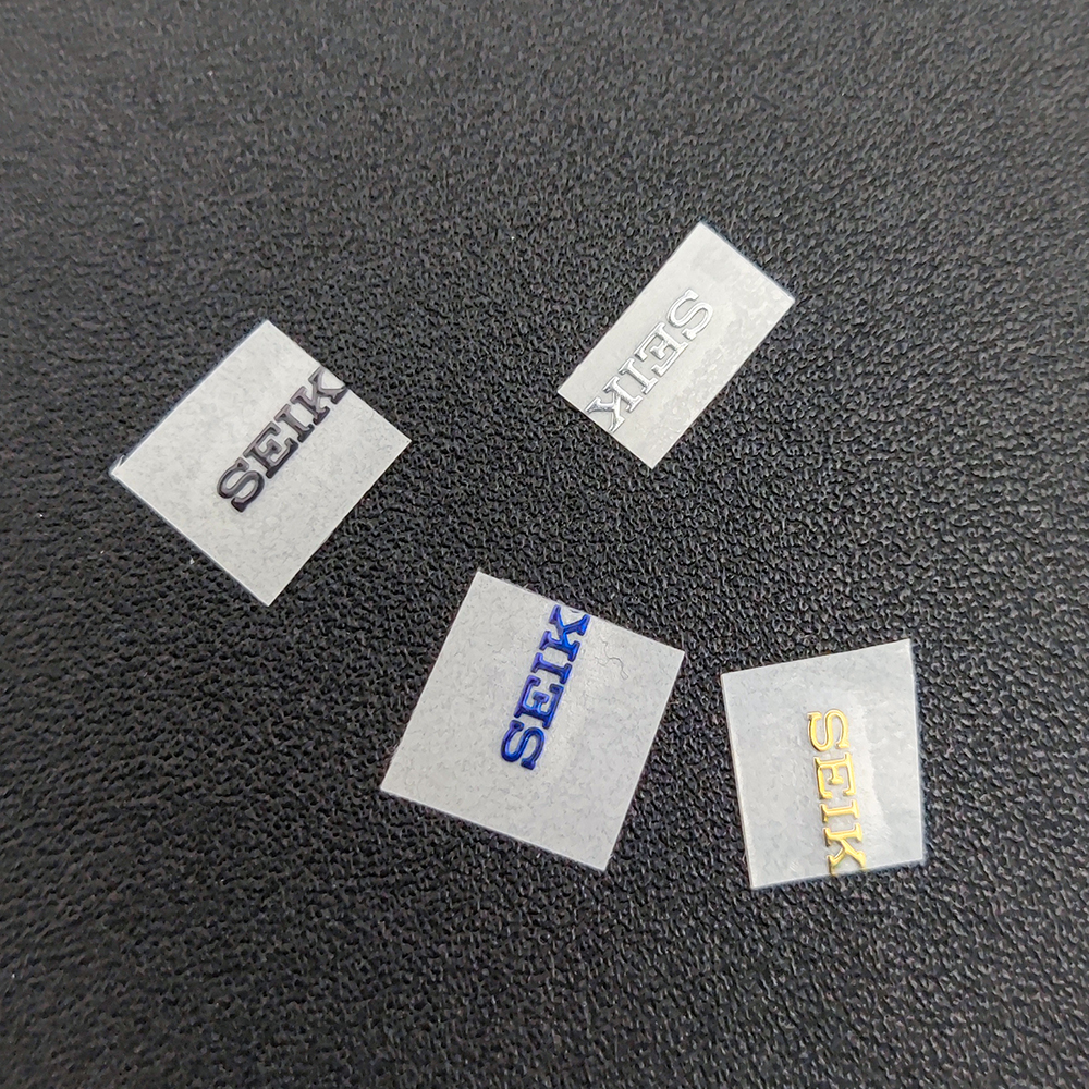 S Logo Label Sticker 10pcs Gs Watch Dial Manual Replacement For Dial 5 Mod Nh35/Nh36 Dial Brand Logo Parts