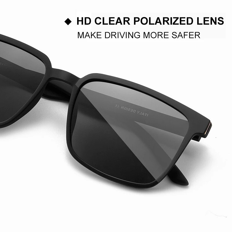 Caponi Mens Sunglasses Polarized Classic n Protective Glasses Mens Outdoor Driving Sunglasses CP6199 241106