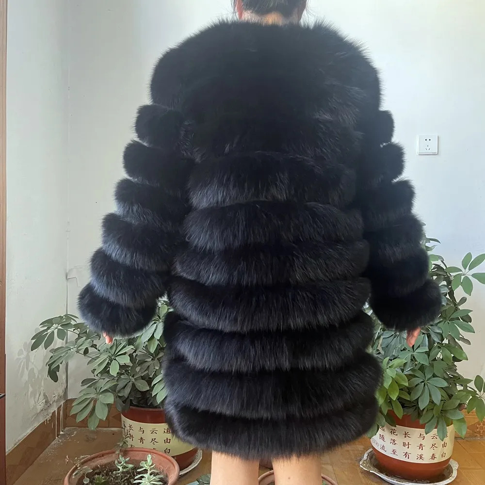 4in1 fox fur coat womens jacket vest winter coat womens fox fur coat high-quality fur coat 241107