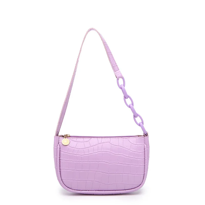 Bag Ladies Handbags Crocodile Underarm Bag Clutch Bag Shoulder Bags Fashion Net Red Ladies Shoulder Bags