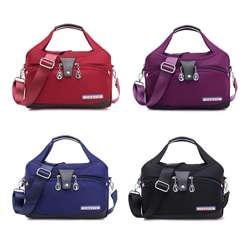 Summer New Fashion Casual Pure Single Shoulder Bag Large Capacity Canvas Bag Lady's Slanting Bag