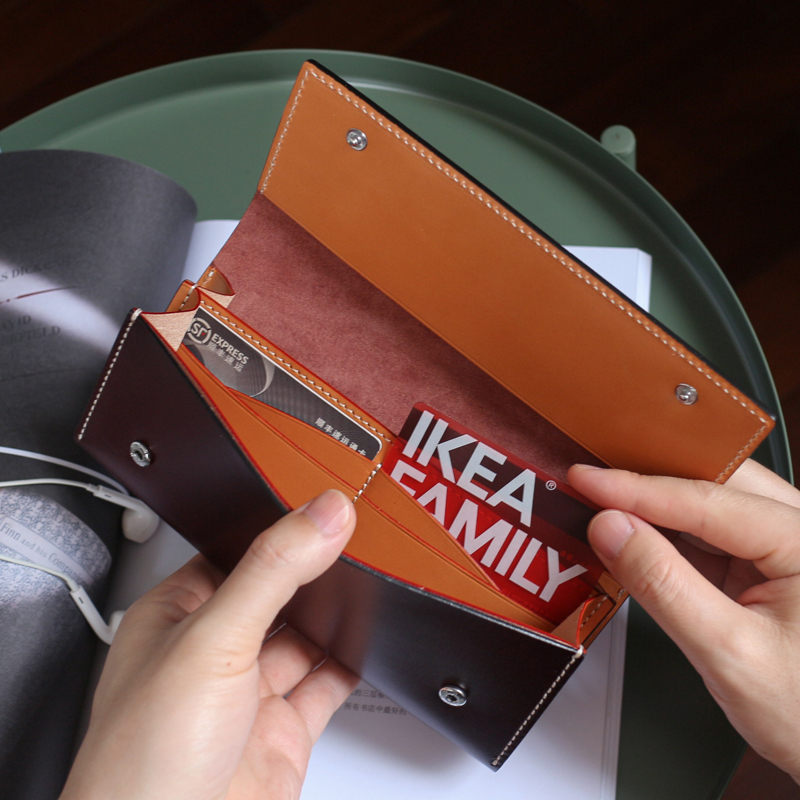 Luxury Clutch Bag Women Genuine Leather Top End Quality Men Cell Phone Wallet Cowskin Vintage Long Storage Purses