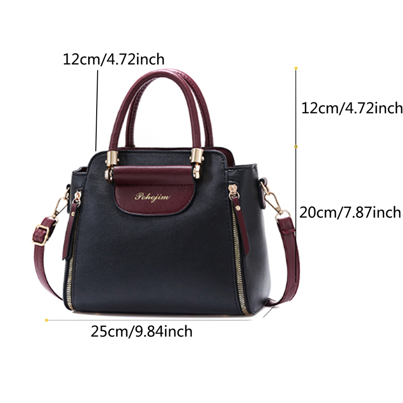 Women's Bags 2023 New Fashion Women's Bags Hit Color Hand-held Bag Europeand The United States All-match Shoulder Messenger Bag