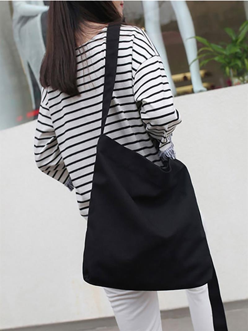 2019 Simple Corduroy Women's Shoulder Bag With Adjustable Strap Large Capacity Crossbody Messenger Bag Shopping Bags For Girls