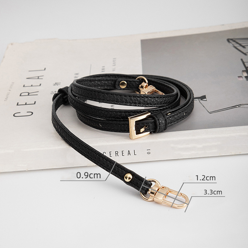Bag Strap For Longchamp Mini Punch-free Genuine Leather Shoulder Strap Set Transformation Crossbody Strap Bag Accessories
