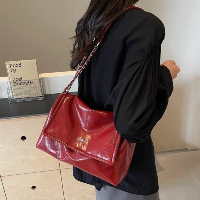 Pu 2024 High-quality Women's Shoulder Bag Chain Zipper Buckle Solid Color Summer Fashion Crossbody Bag Soft Versatile Handbag