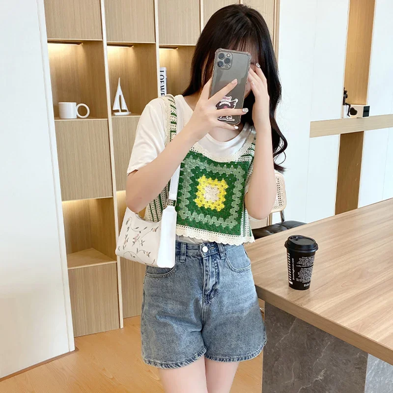 Women's Handbags Fashion Embroidered Underarm Bag Women Mini Matte Leather Shoulder Bags Designer Clutch Messenger Bag Wallets