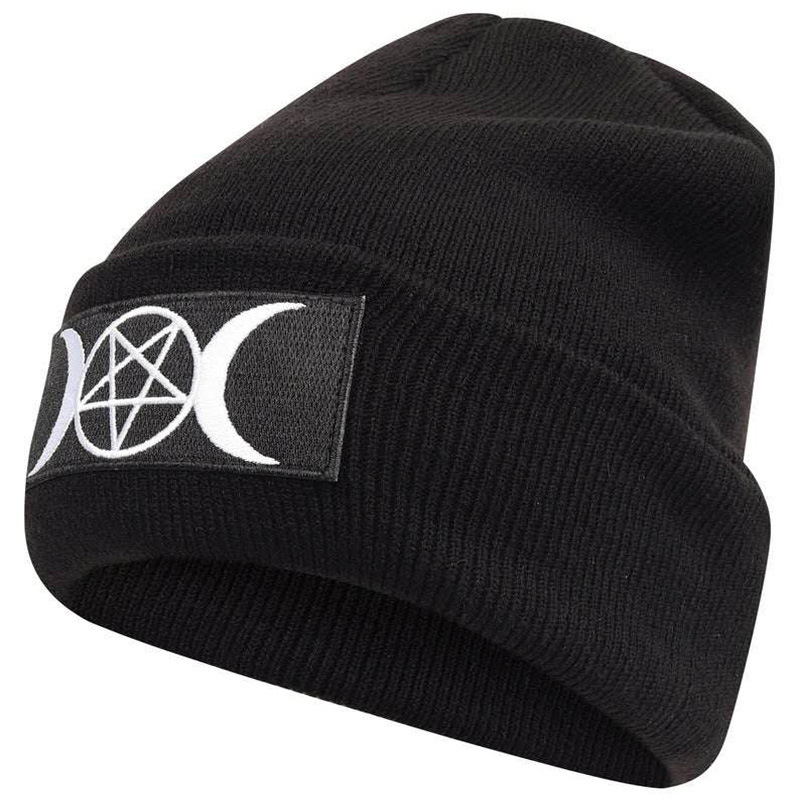 High quality design, men and women Celebrity trend embroidered knitted warm pullover hip-hop woolen hat