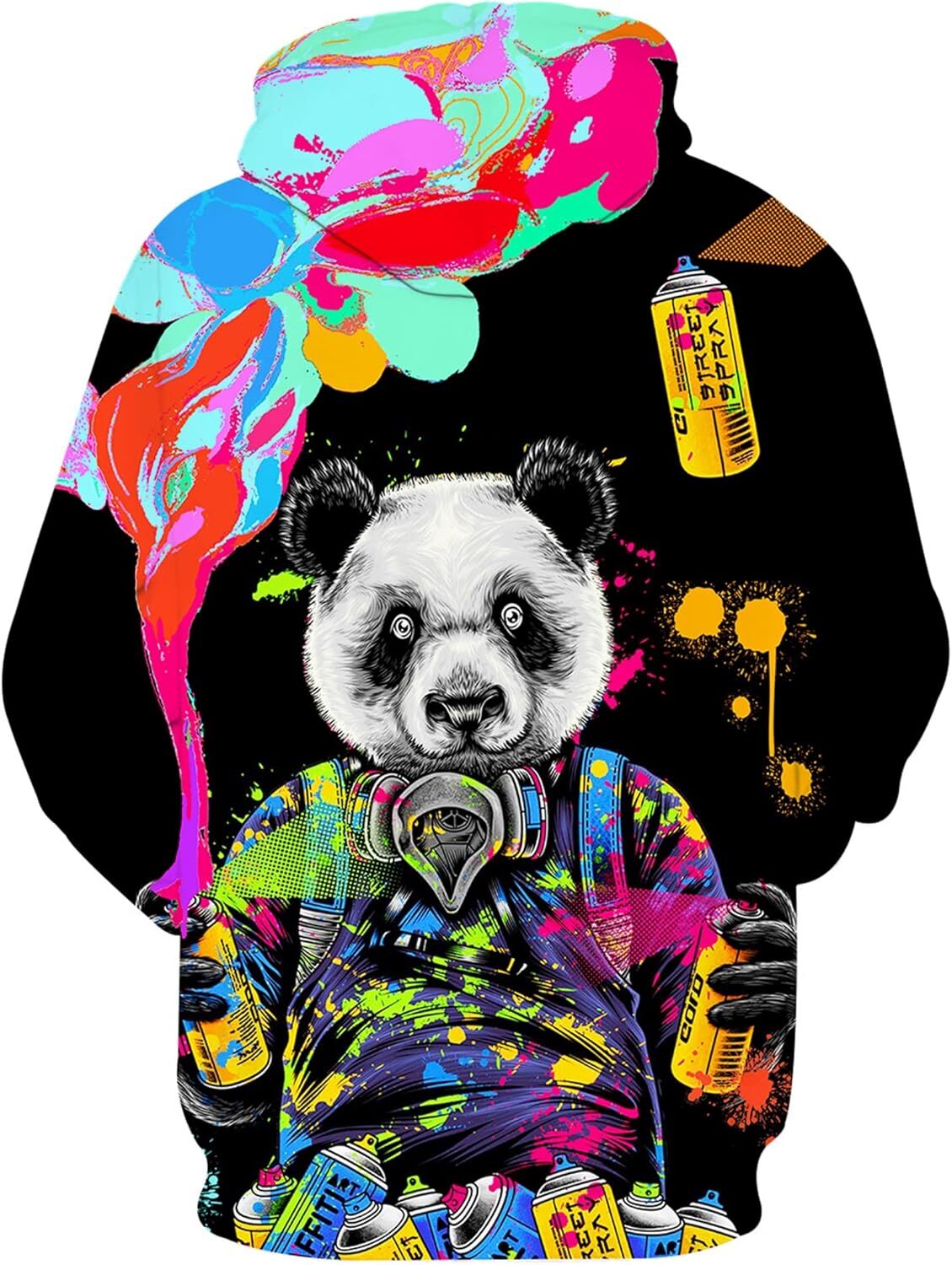 Hoodie for Mens Unisex Adults 3D Printed Fashion Hoodies for Men Women Pullover Novelty Sweatshirts with Big Pockets Graphic Trendy teddy bear pattern