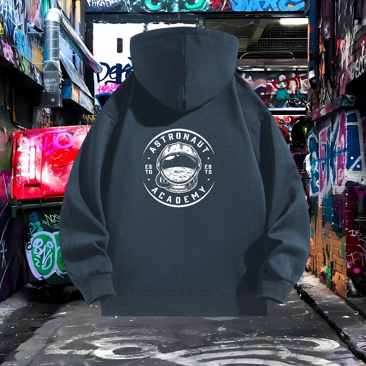 2024 DIY Hoodie for Men Breathable Long Sleeve Cool Men Hoodie Custom Printed Tops Y2K Thick Plush