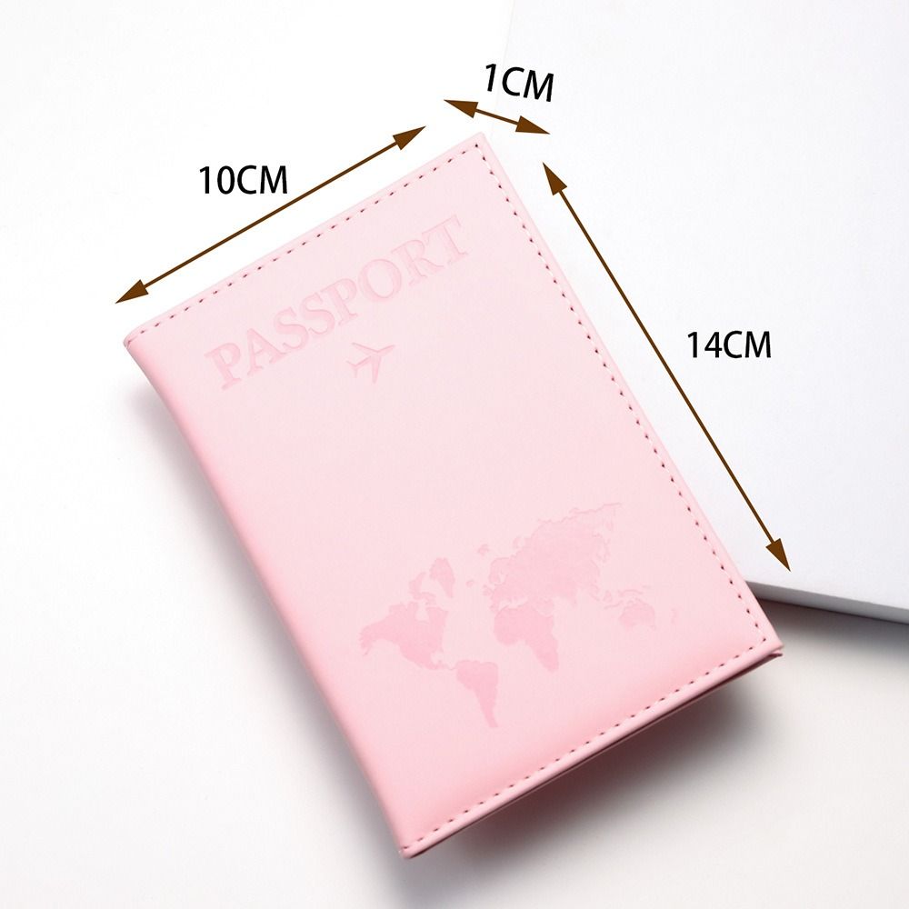 Air Plan Travel Accessories Passport Holder ID Cover Women Men Portable Bank Card Passport Business PU Wallet Case Holder