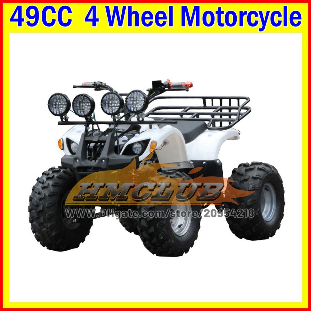 Kids Adult ATV UTV MOTO ATV OFF-road Gasoline Motorcycle Black Red Yellow Green Orange Blue Cyan Four Wheel Racing MOTO Dirt Bike 49 50 CC 2 Stroke Mo