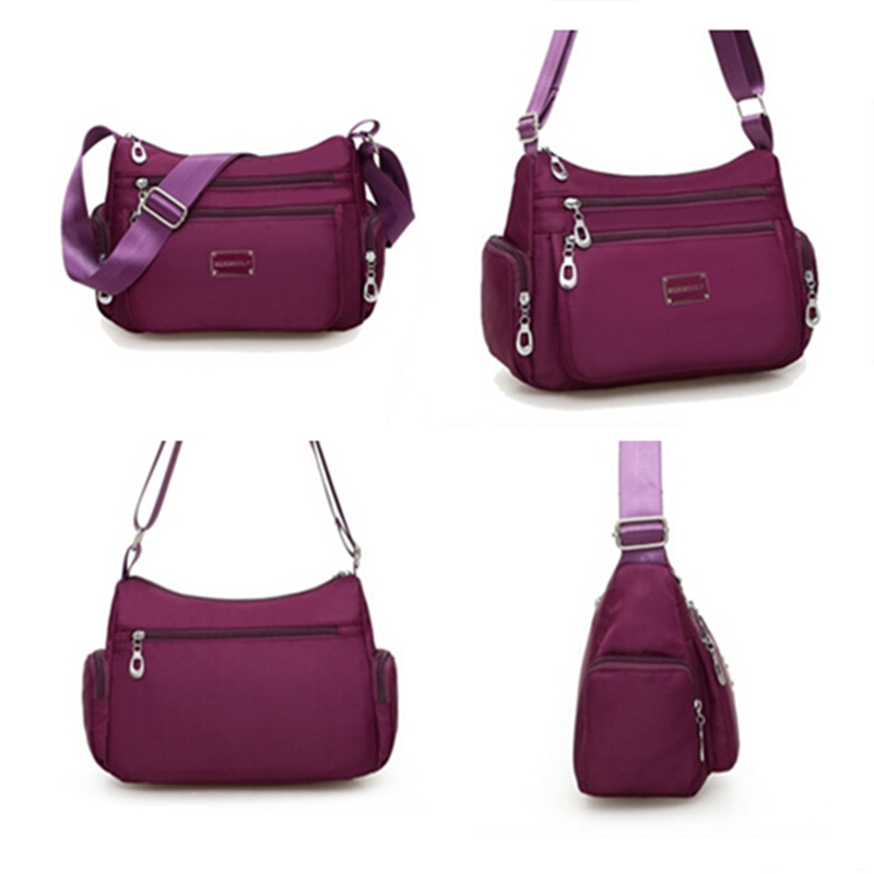 Fashion Women's Shoulder Messenger BagsWaterproof Nylon Oxford Crossbody Bag Handbags Brand Large Capacity Travel Bags Purse