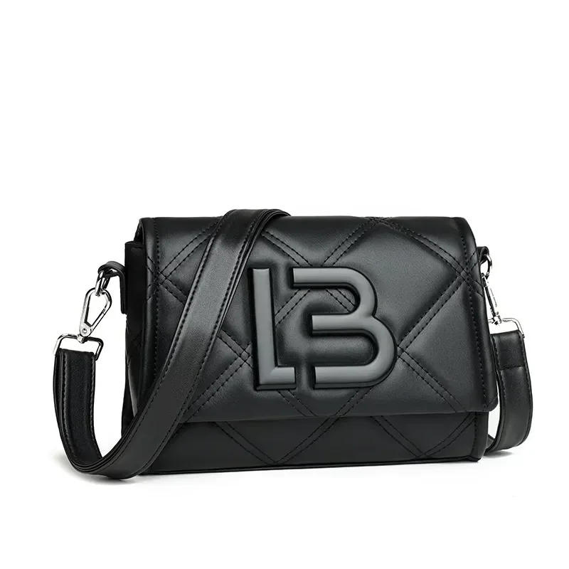 2024 Ladies' Casual Bag Retro Lapel Messenger Wallet Luxurious Designer Handbag Checkered Envelope Shoulder Bag.