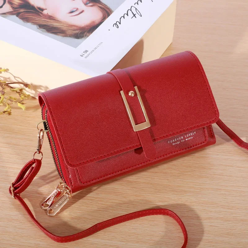 New Fashion Women's Shoulder Bag Multi Functional Oblique Straddle Phone Bag Minimalist Mini Versatile Wallets for Women 2023