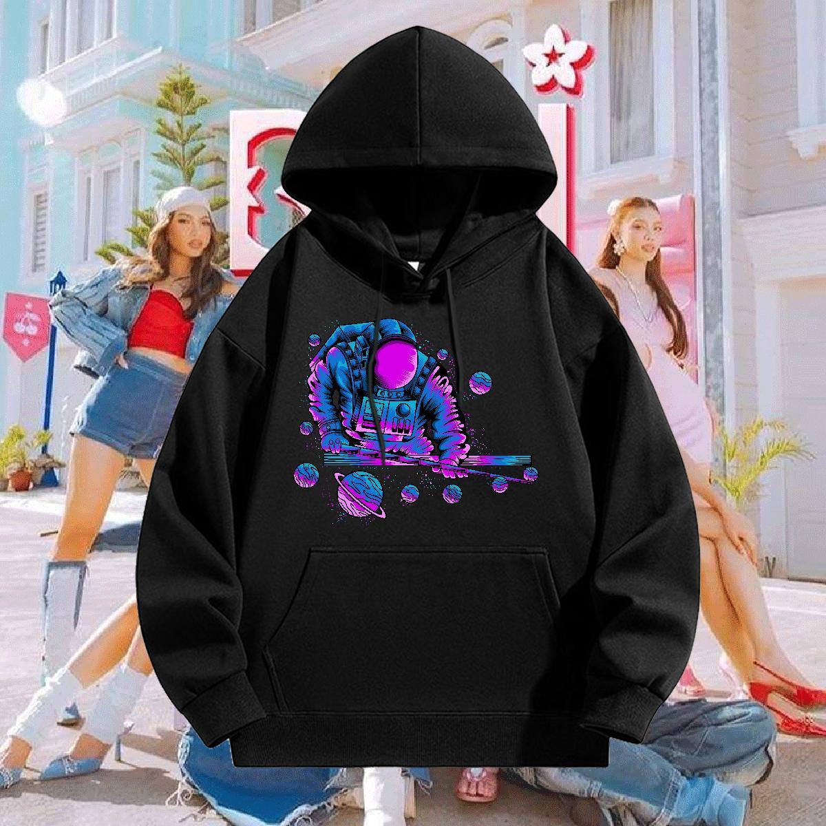 Classic Casual Man Hoodie Breathable Hooded Collar Wholesale Men's Hooded Sweatshirt DIY Tops High Street Hip Hop Cotton 350g